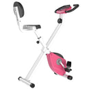 Cyclette Magnetica Pieghevole 43x97x109 cm con Display LCD Rosa