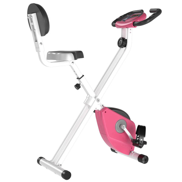 prezzo Faltbares magnetisches Heimtrainer 43 x 97 x 109 cm mit rosa LCD-Display