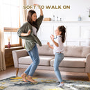 Tappeto Moderno per Interni 200x140 cm in Poliestere Effetto Vellutato Multicolore