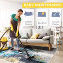 Tappeto Moderno per Interni 200x140 cm in Poliestere Effetto Vellutato Multicolore