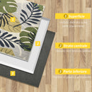 Tappeto Moderno per Interni 200x140 cm in Poliestere Effetto Vellutato Multicolore