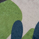 Tappeto Moderno per Interni 200x140 cm in Poliestere Effetto Vellutato Multicolore