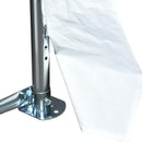 Tendostruttura con Pareti Removibili 12x6x3,2m in Acciaio e Polietilene Bianco