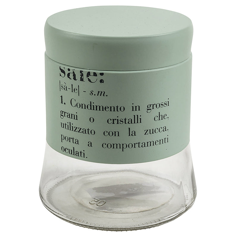 Set 3 Barattoli Sale Zucchero e Caffè 700 ml in Vetro e Metallo VdE Tivoli 1996 