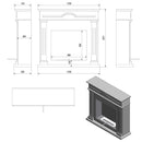 Camino a Bioetanolo da Pavimento 115x107,1 cm Flig San Jose