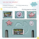 Box Recinto Attività per Bambini 149x155x64 cm in Plastica  Azzurro Bianco e Rosa