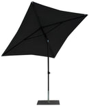 Ombrellone da Giardino 2x2 m Palo Ø38 mm in Alluminio Tessuto Poliestere Trend Antracite