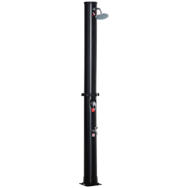 35-l-Garten-Solardusche mit Mischbatterie und schwarzer Fußwaschanlage prezzo