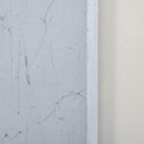 Stampa su Tela Mondo 120x90 cm in Legno di Pino Grigio e Bianco