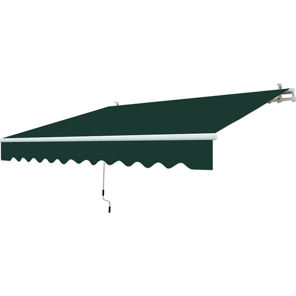 Quadratisches Barzelt für den Außenbereich 200 x 250 cm aus grünem Ranieri-Polyester sconto