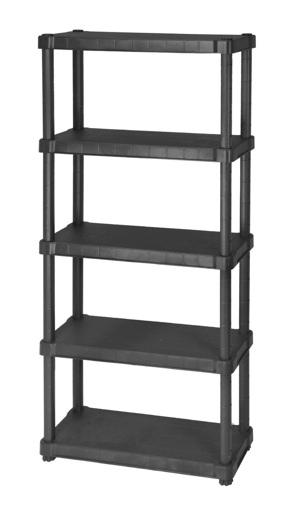 Regal 5 Regale 30x80x188 cm aus schwarzem Harz acquista