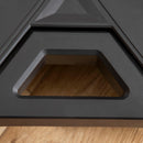 Carrello da Trasporto Pieghevole 70x52,5x90 cm Max 150 Kg in Acciaio e PP Nero e Rosso