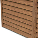 Casetta Box da Giardino 152x235,7x208,7 cm Acciaio Effetto Legno