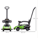 Auto Macchina Cavalcabile per Bambini con Maniglione con Licenza Lamborghini Verde