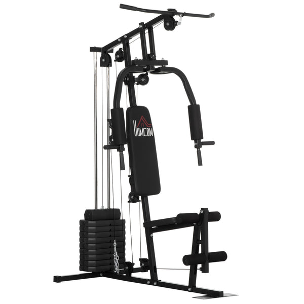 sconto Multifunktions-Fitnessstation 135 x 103 x 210 cm aus Stahl für das Black Body Training