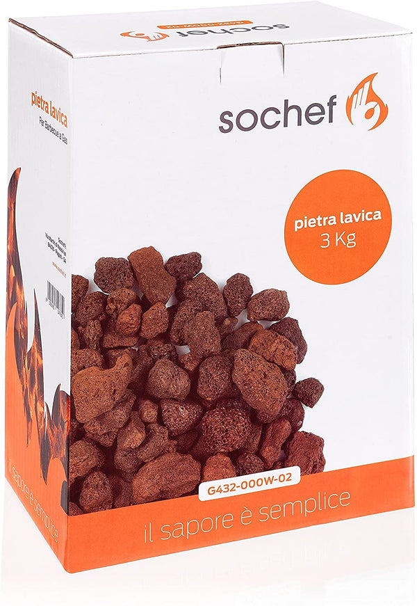 Lavastein im 3 kg Beutel für LPG Gasgrill Sochef acquista