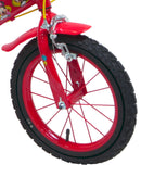 Bicicletta per Bambino 14"" 2 Freni Disney Mickey Mouse Rossa