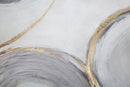 Dipinto su Tela Circly 150x3,8x60 cm in Legno di Pino e Canvas Multicolor