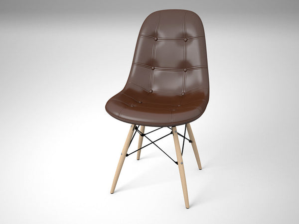 Set mit 4 Stühlen aus weichem PU 82 x 47 x 52 cm TFT-Stuhl Schokolade online