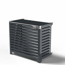 Cover Pompa di Calore 105x65x150 cm installazione a terra vicino la parete Big Blade VL Antracite 