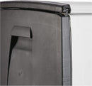 Baule Contenitore da Esterno 120x54x57 cm Multiuso in Polipropilene Prince Box Grigio e Nero