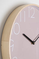 Orologio da Parete  Ø40,8x4,8 cm in Legno Lorens Tortora