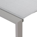 Lettino Prendisole da Giardino 74x200xH98 cm in alluminio e textilene Share Ecrù