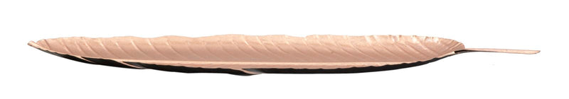 Svuota Tasche Foglia Glam 2 Rame 18x2x55 cm in Ferro 