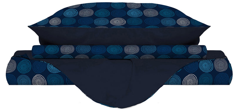 Copripiumino con stampa sul Sacco e Federe Doubleface Ipnotic