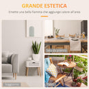 Camino a Bioetanolo da Pavimento 60x26x50 cm in Metallo e Vetro Nero