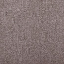 Divano 2 Posti 138x83x85 cm in Tessuto Effetto Lino Caffè