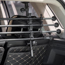 Griglia Divisoria per Auto 85-140x40-50 cm in Ferro e ABS Nero