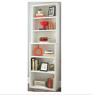Libreria 6 Ripiani 76,2x34,5x209 cm in Legno Bianco