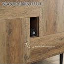 Mobile  2 Ante 2 Cassetti 76,5x39,5x64,5 cm in Legno Naturale