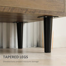 Mobile  2 Ante 2 Cassetti 76,5x39,5x64,5 cm in Legno Naturale