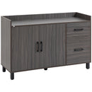 Mobile  2 Ante 2 Cassetti 120x40x80 cm in Legno Grigio