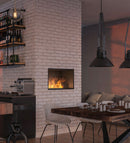 Camino a Vapore Elettrico da Incasso 80x45(64,8)x40 cm Invapo Inside con Ricarica Automatica e LED RGB Nero       