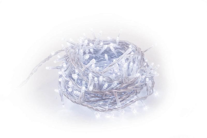 Luci di Natale 180 LED 7,2m Bianco da Interno Soriani