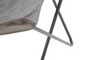 Sedia Montana 74x71x103 cm in Ferro e Poliestere Grigio e Marrone