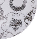 Set 6 Piatti Frutta Ø19x2 cm  in Porcellana e Gres VdE Tivoli 1996 Rose Baroque