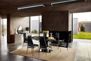 Stufa Elettrica ad Infrarossi 141x20,1x5,8 cm da Soffitto 1800W in Alluminio Dimmerabile Moel Hot-Top Nera