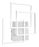 Plafoniera da Interno a LED in Metallo Bianco Opaco