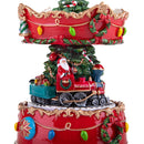 Giostra Carillon con Slitta con Musica e Movimento H16,5 cm in Resina