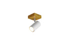 Spot da Interno a Led in Metallo Bianco Opaco