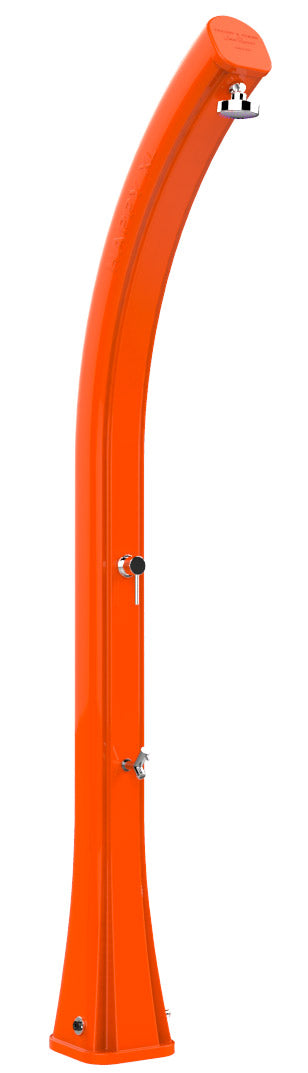 Doccia Solare da Giardino 35L Miscelatore e Lavapiedi Arkema Happy XL Arancio prezzo