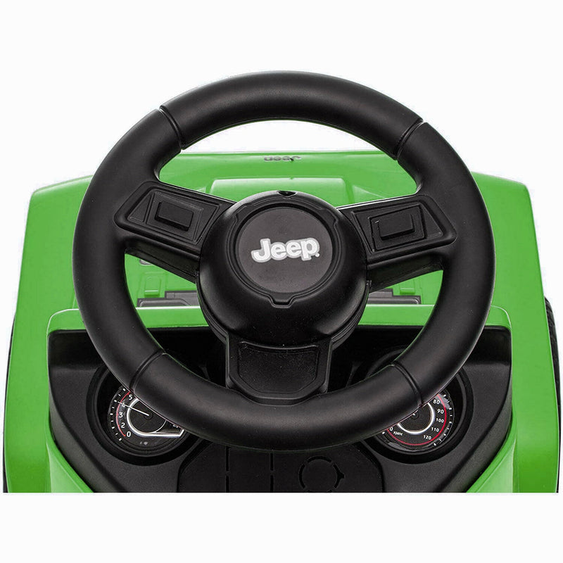 Macchina Cavalcabile per Bambini con Licenza Jeep Rubicon Verde