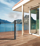 Fontana da Esterno con Nebulizzatore Miscelatore e Doccetta Mobile Quick Alluminio Satinato