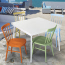 Set 4 Sedie da Giardino in Acciaio Kraus Giotto Multicolor