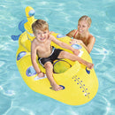 Cavalcabile Sottomarino giallo 165x86 cm con maniglie e oblò Bestway 41098