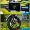 Fat-Bike Bicicletta Elettrica Pieghevole 36V a Pedalata Assistita 20” 250W SkyJet NitroPro Nera